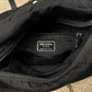 Prada ‘Vela’ Black Nylon Top Flap Shoulder Bag