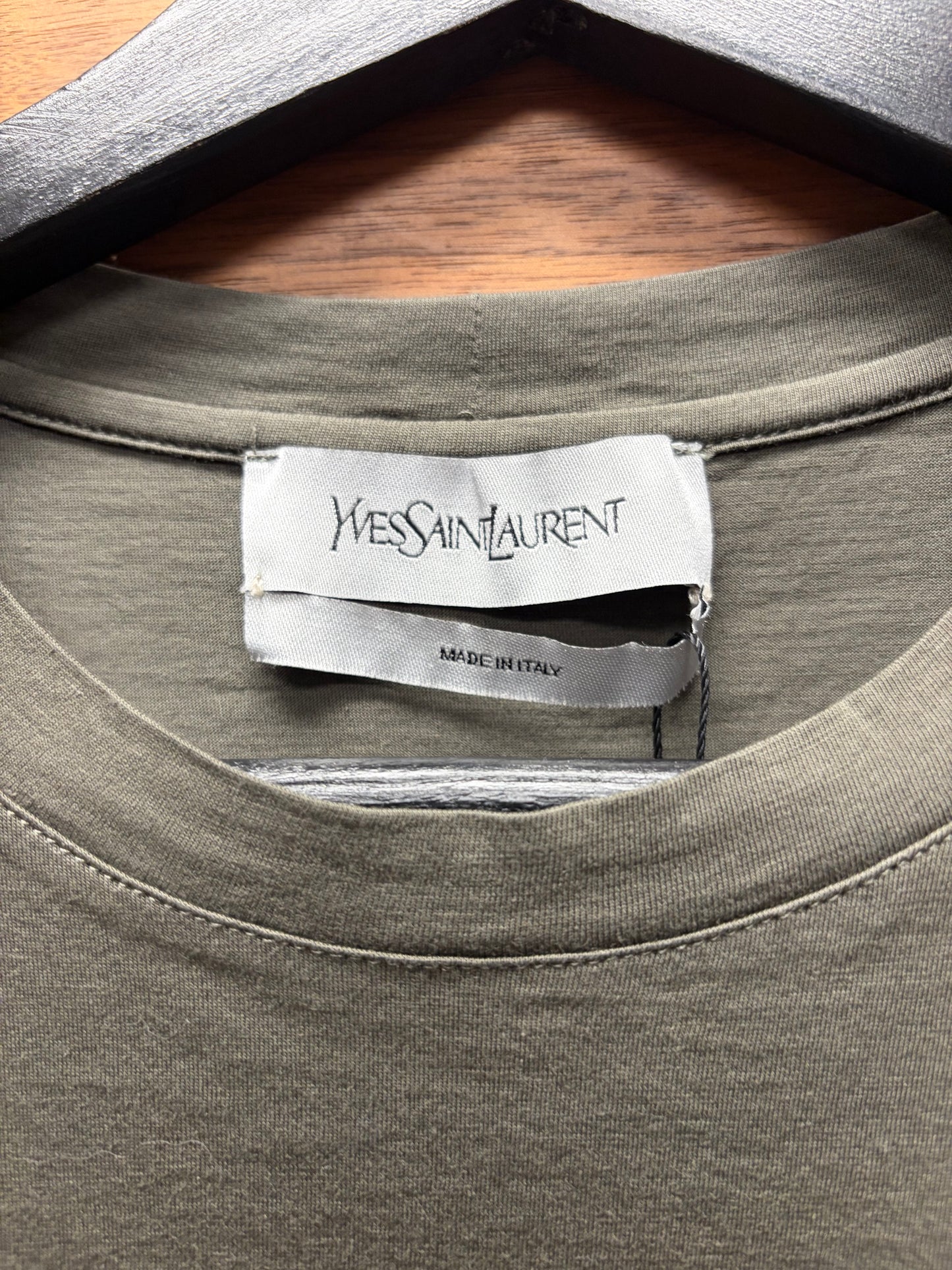 2000s Yves Saint Laurent ‘YSL’ Chain Logo T-Shirt