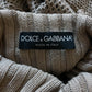 Dolce & Gabbana Mainline Runway Thrash Distressed Mesh Turtleneck