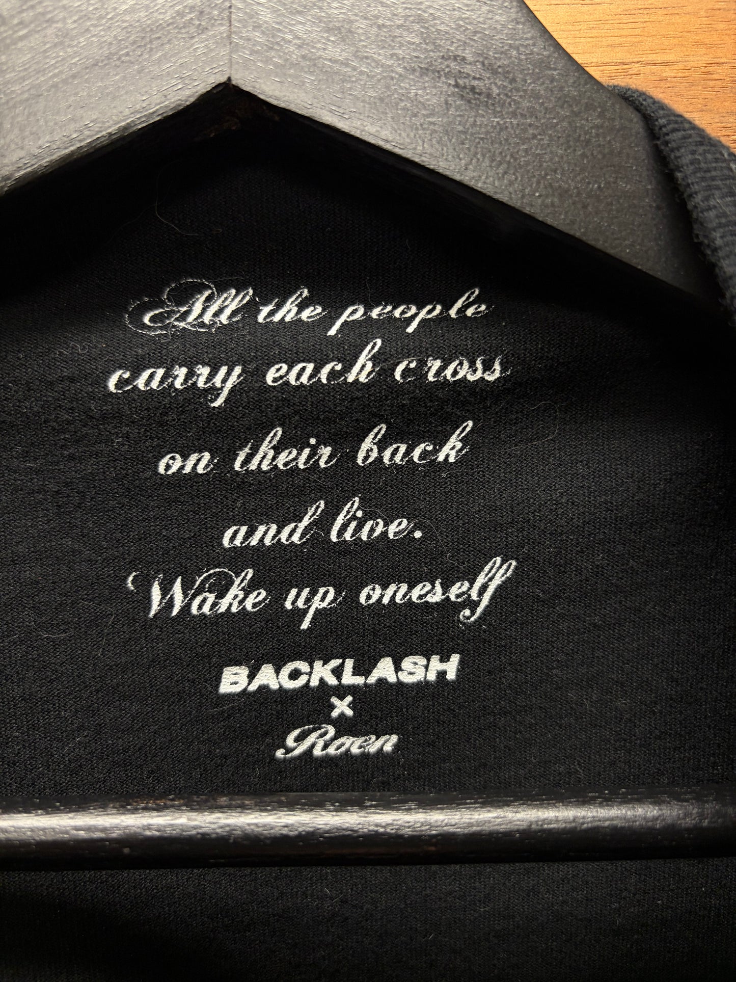 Isamu Katayama Backlash x Roen ‘Rosary’ Black Graphic T-Shirt