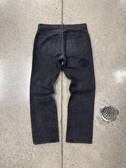 AW2004 Number (N)ine ‘Give Peace a Chance’ Patchwork Denim