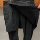 Rick Owens ‘Mastadon’ Matte Black DRKSHDW Skirted Denim