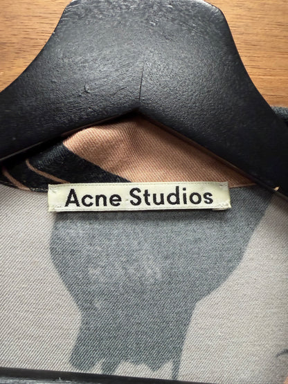 Acne Studios ‘Hand Print’ Camp Collar Short Sleeve Shirt