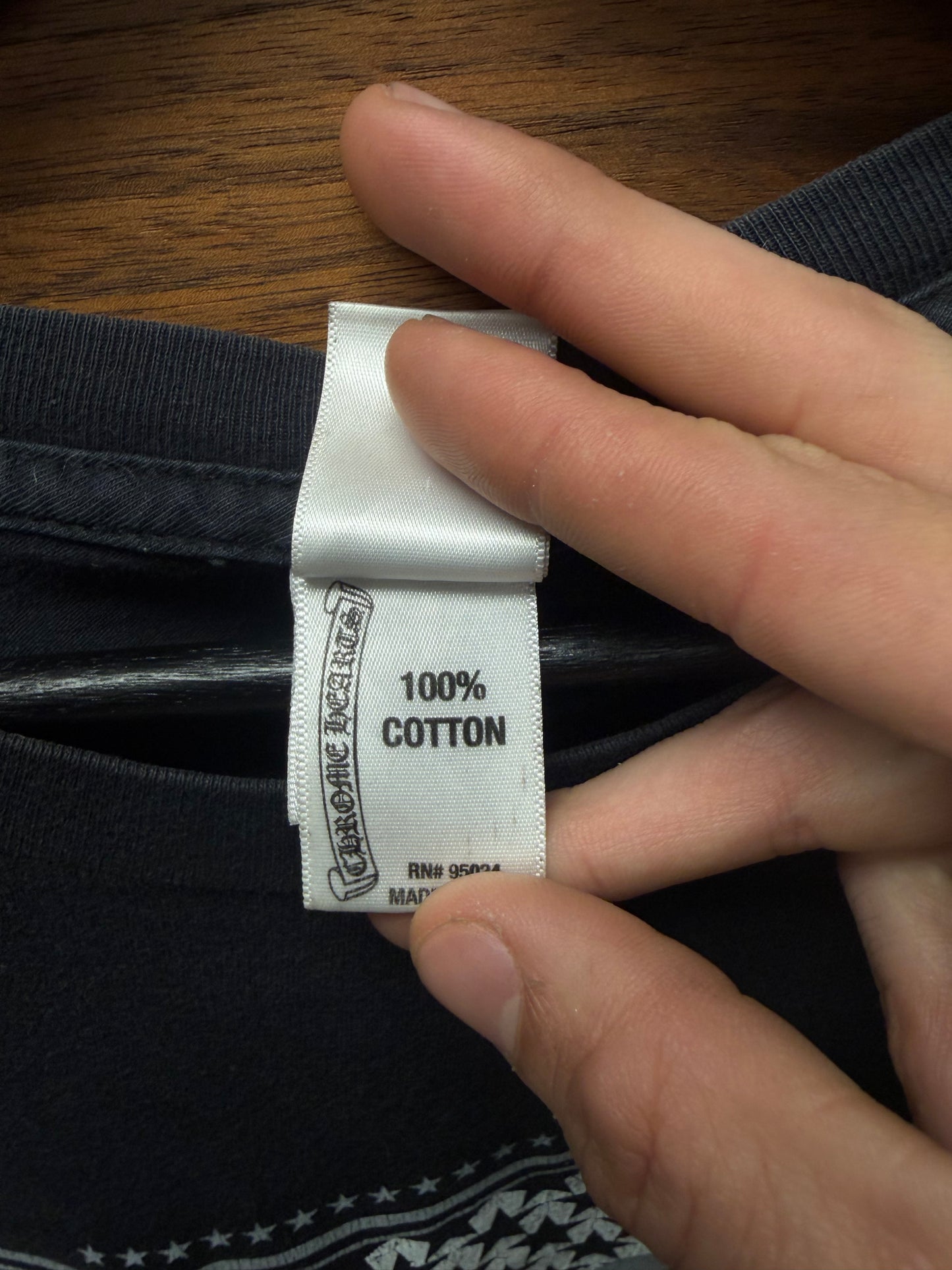 Chrome Hearts Foti Skull ‘Union Jack’ Flag Black Graphic T-Shirt