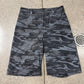 2020 Balenciaga Japan Exclusive ‘Russian Police Camo’ Oversized Denim Shorts