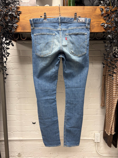 Hysteric Glamour Distressed Blue Skinny Jeans