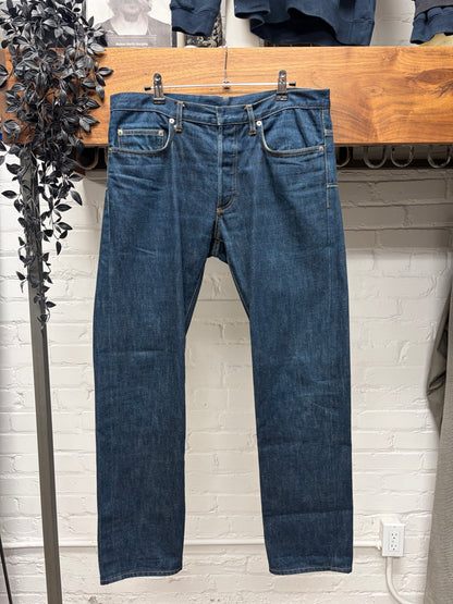 AW2004 Dior Homme by Hedi Slimane ‘Victim of the Crime’ Raw Washed Blue Skinny Jeans