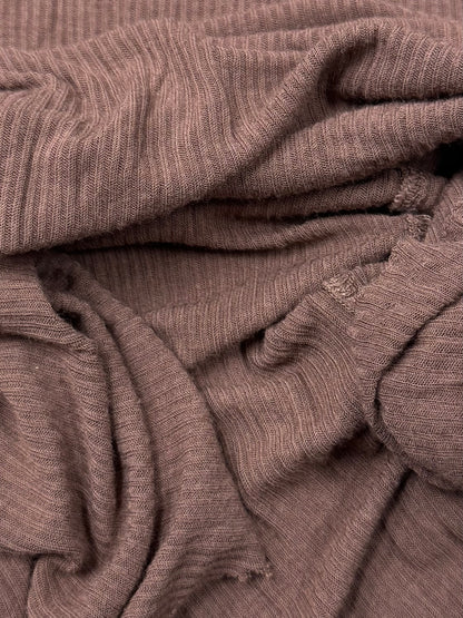 SS2017 Rick Owens ‘Walrus’ Ribbed Brown Tank Top