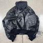 AW2022 Balenciaga ‘Mudshow’ Leather MA-1 Oversized Hooded Bomber Jacket