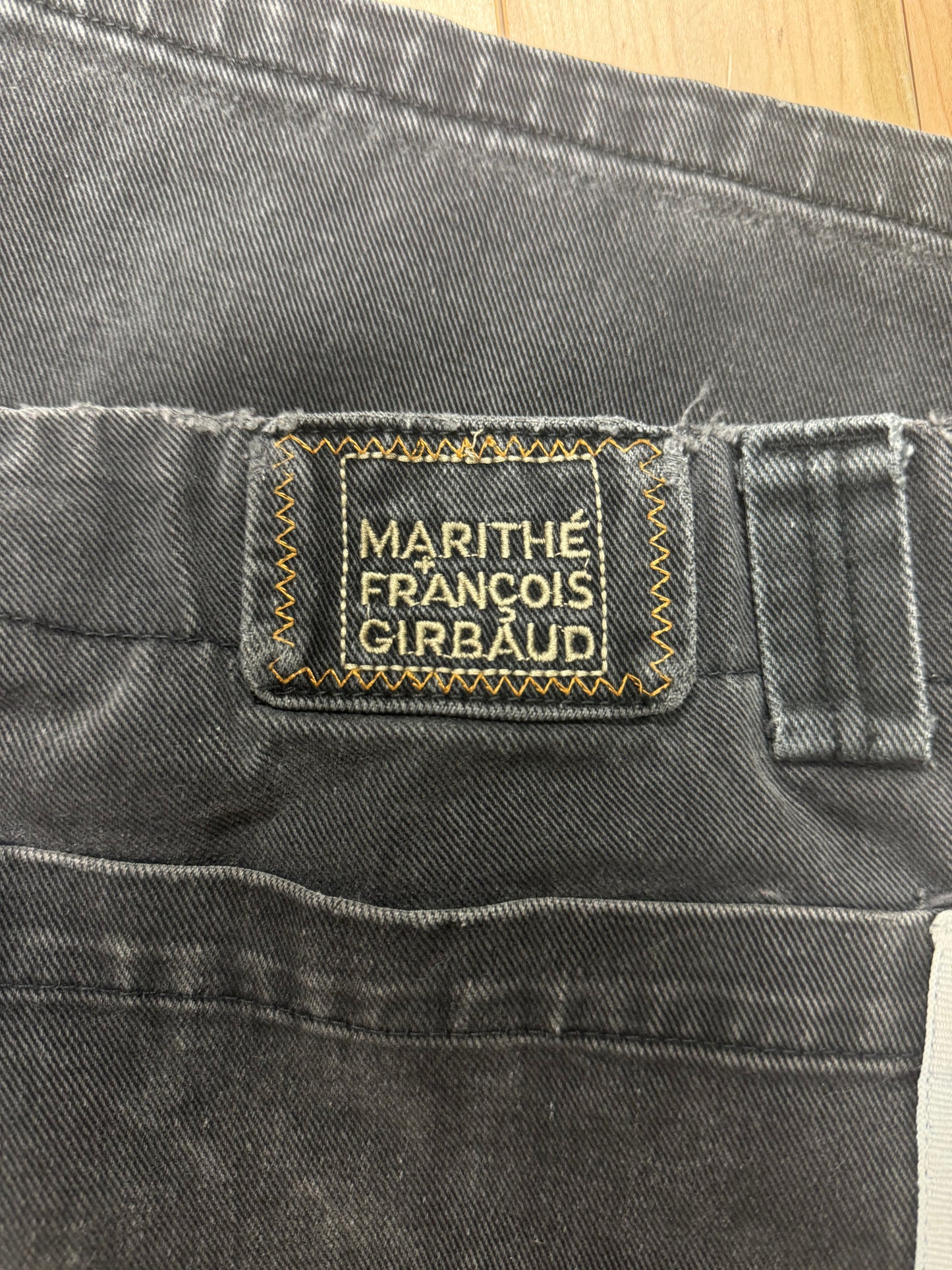 Marithe Francois Girbaud Black Cargo Shorts