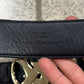 Vintage YSL Gold Buckle Belt