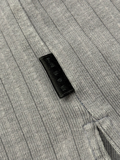 Marni Ribbed ‘Plum’ Grey/Purple Long Sleeve Top