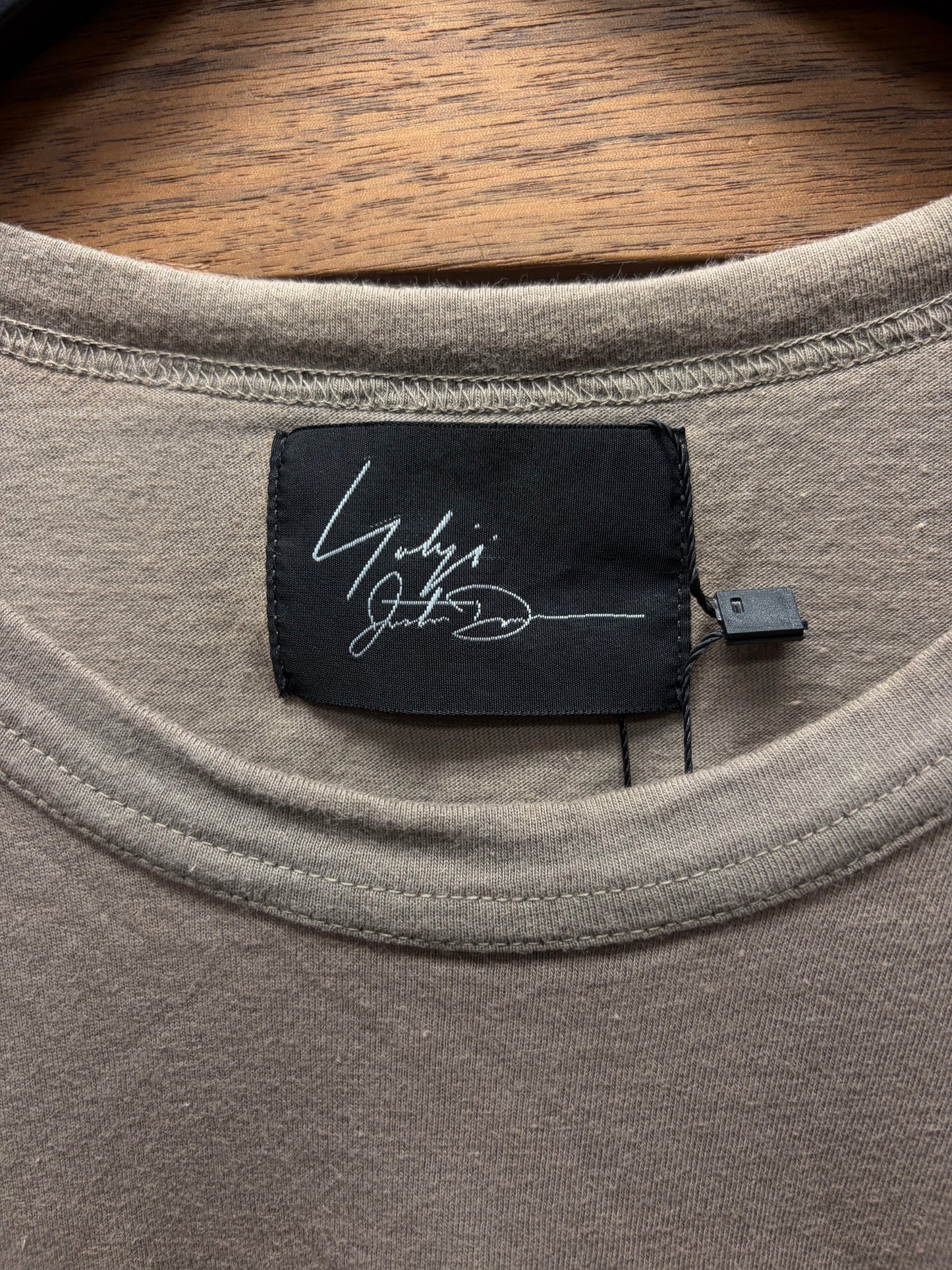 Yohji Yamamoto ‘Yohji Slogan’ Brown Gradient Short Sleeve Shirt