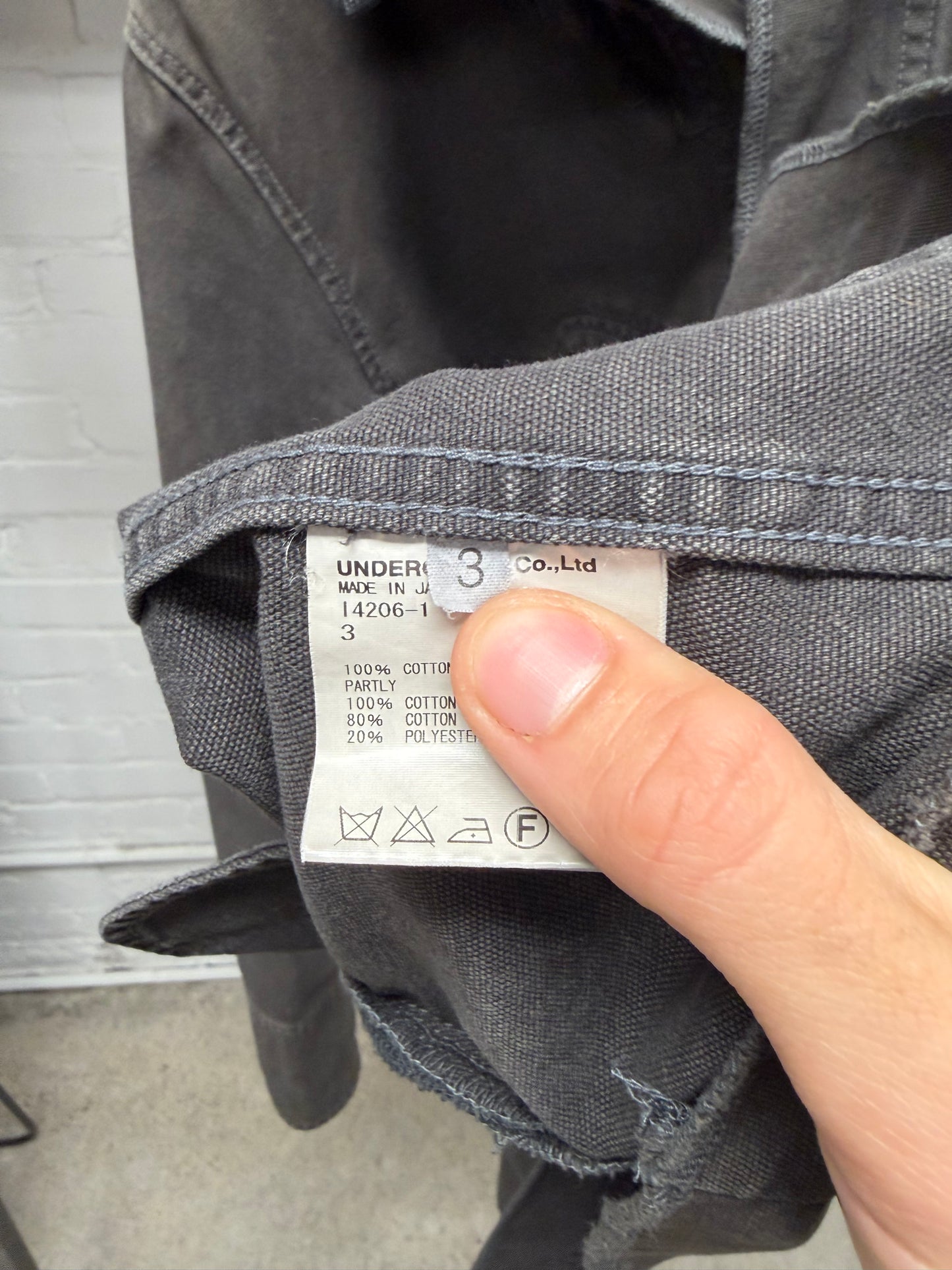 SS2014 Undercover ‘Faded Plum/Brown Chore Work Jacket