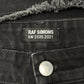 AW2020 Raf Simons ‘Chain’ Raw Hem Denim