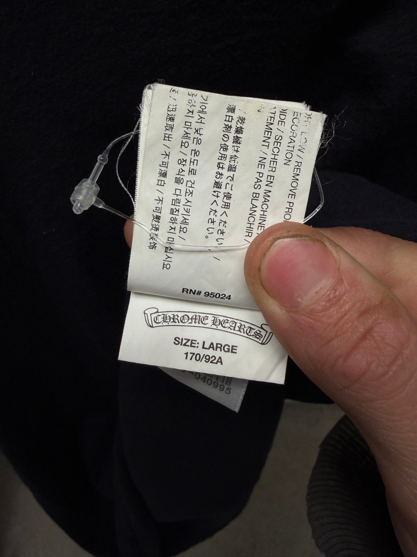 Chrome Hearts Women’s Scoop Neck Plus Cross Graphic T-Shirt