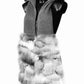 Spring Summer 2000 Miu Miu Hooded ‘Fox Fur’ Wool Scarf