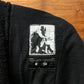 Rick Owens Drop Crotch Black Cotton Drawstring Sweatpants