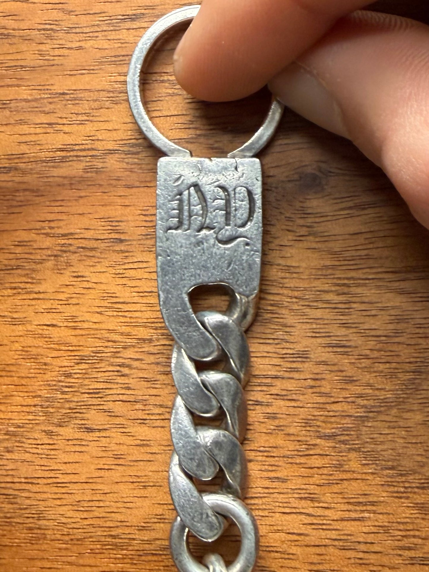 Vintage Chrome Hearts ‘Cemetery Cross’ New York Exclusive Dogtag Keychain