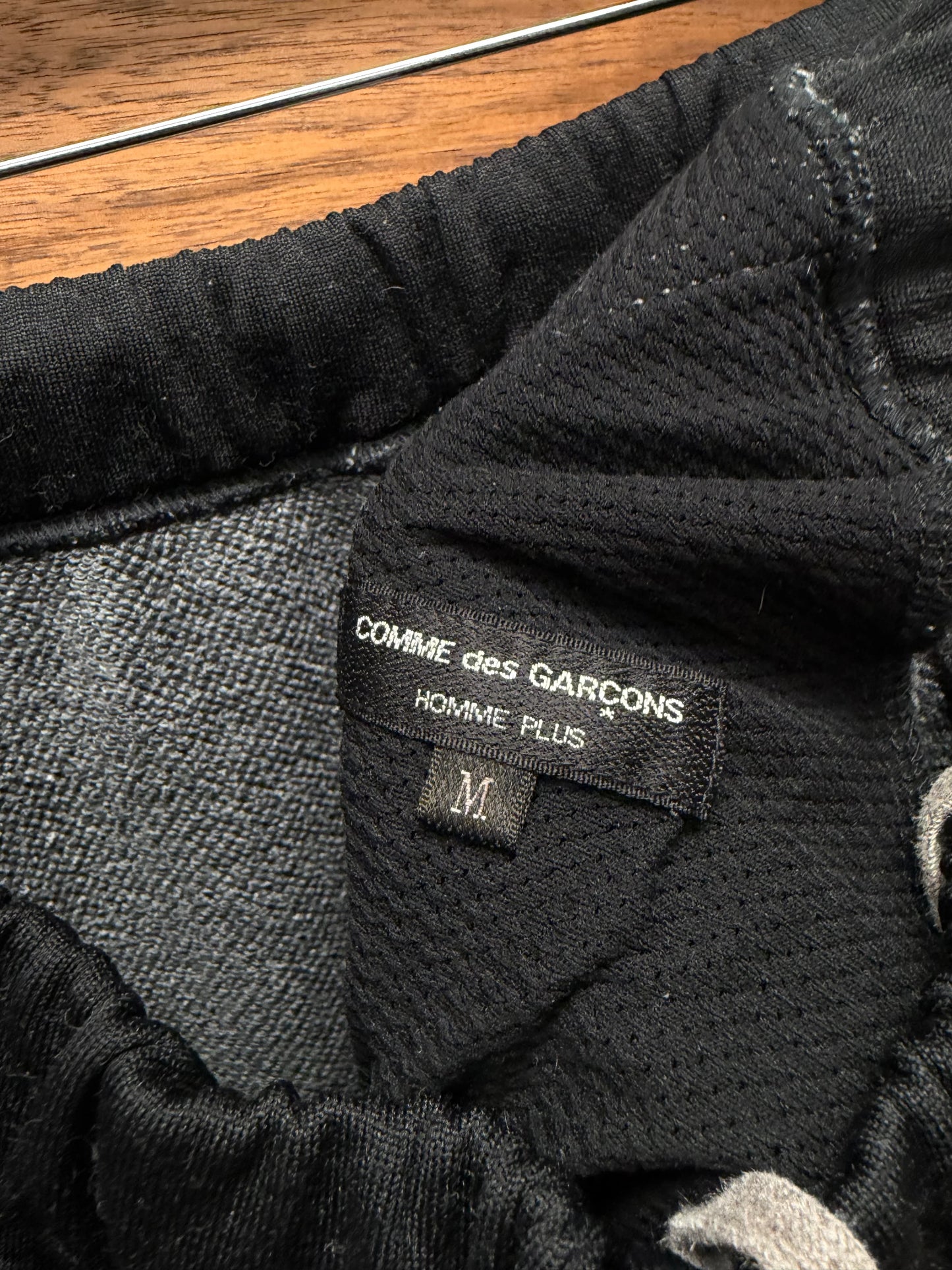 Comme Des Garçons Homme Plus Black Drawstring Sweatpants
