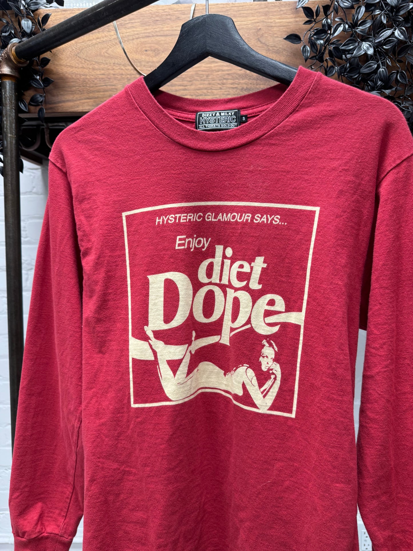 Hysteric Glamour ‘Diet Dope’ Coke Bootleg Long Sleeve Shirt