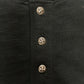 Chrome Hearts Leather Cross Patch Henley Shirt