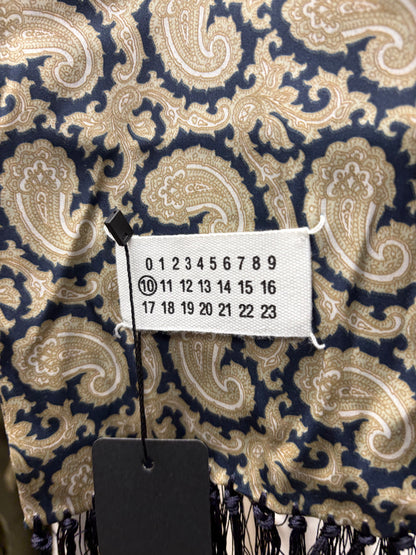 Maison Martin Margiela Paisley Patterned Wool Scarf