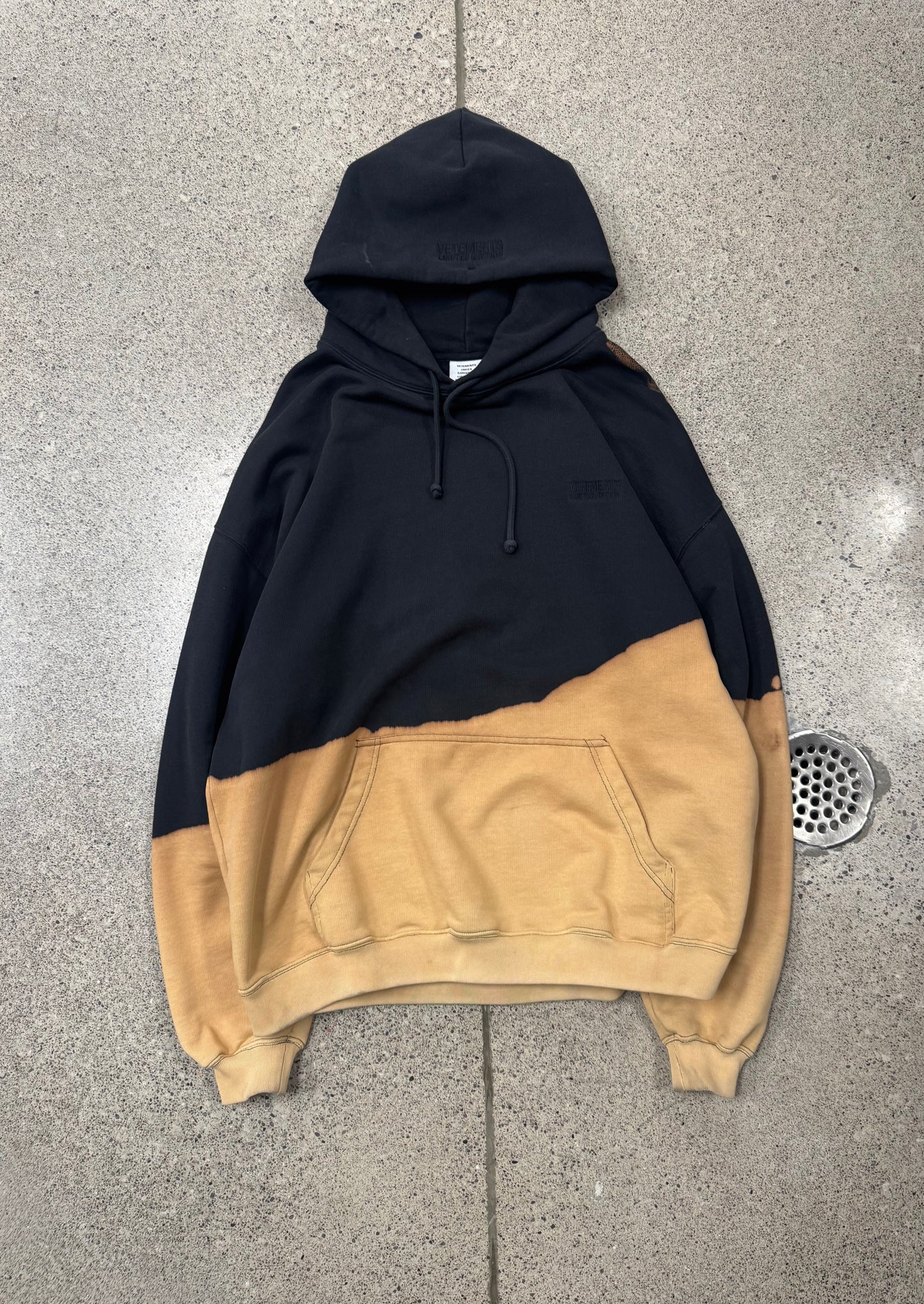 Vetements Limited Edition ‘Bleached’ Dyed Hoodie