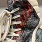 AW2022 Rick Owens Genuine Python Skin ‘Strobe’ Geobaskets