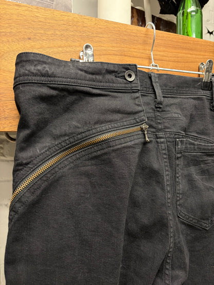 AW2021 Julius ‘Aircut’ 8oz Black Skinny Cut Stretch Denim