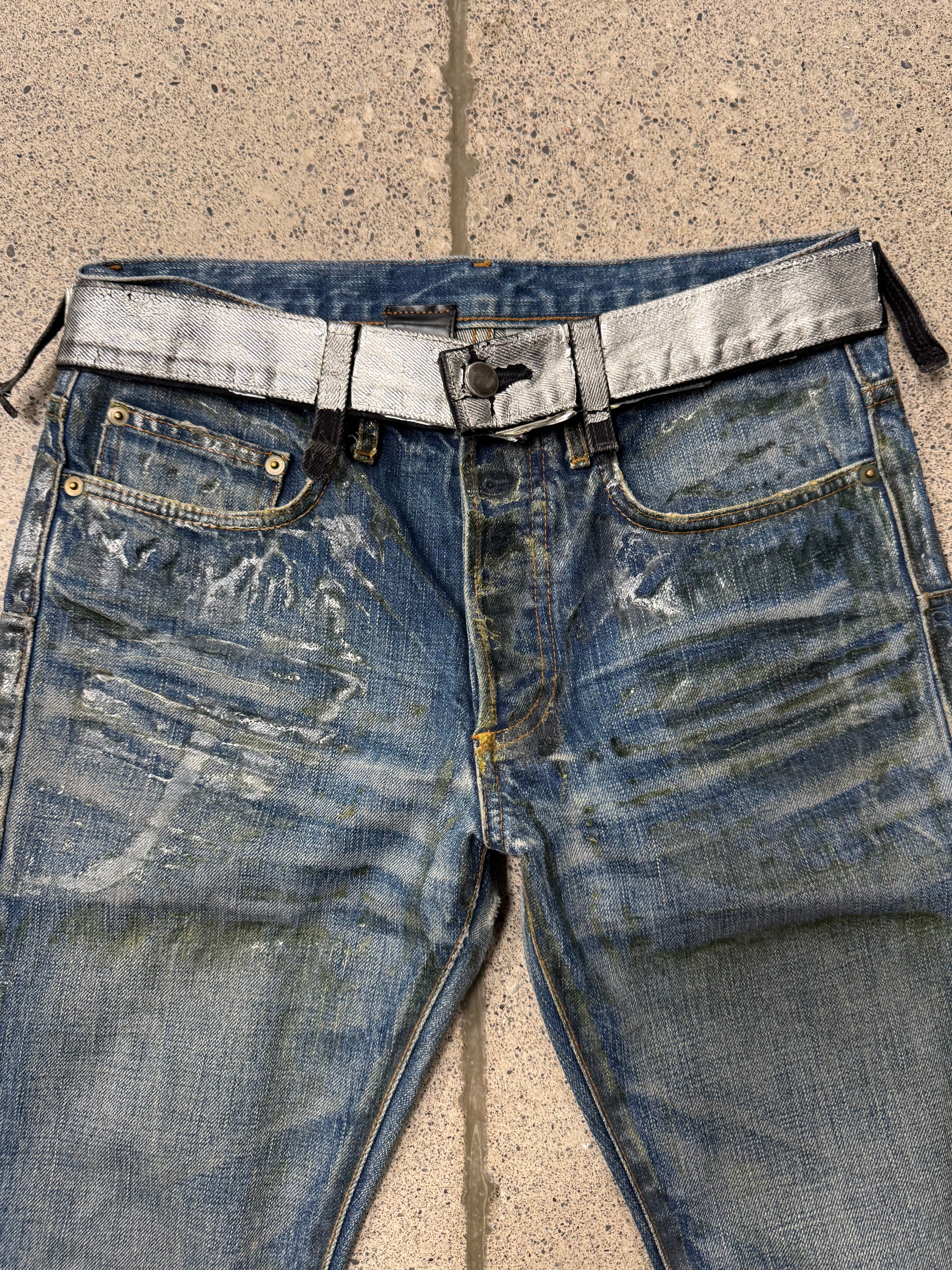 AW1999 Maison Martin Margiela Artisinal Denim Waistband AW1999 Maison Martin Margiela Artisinal Denim Waistband