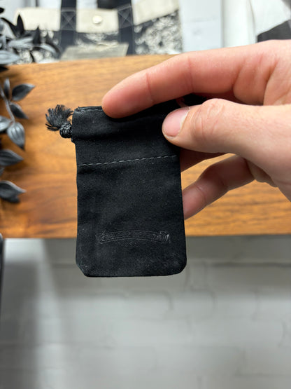 Chrome Hearts 18K Gold ‘Plus Cross Stud’ with Factory Set Diamond Earring