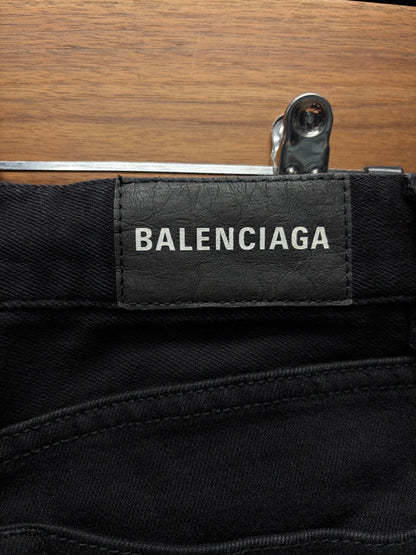 2019 Balenciaga Black Skinny Cut Denim