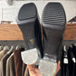 Rick Owens Black Leather/Clear Heel Kiss Boots