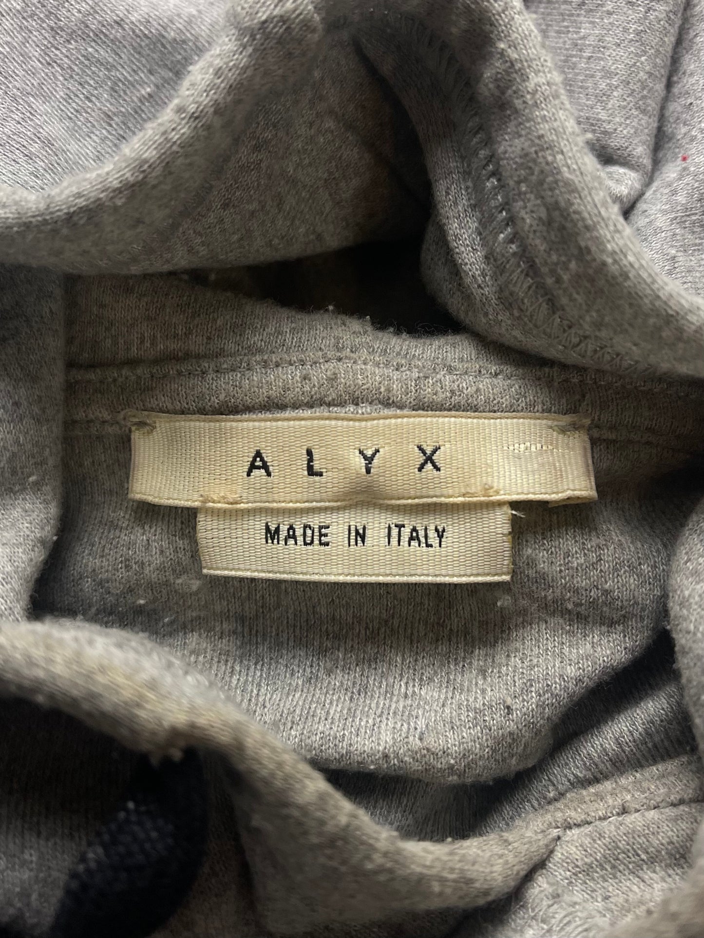 Alyx Chest Logo Heather Grey Pullover Hoodie