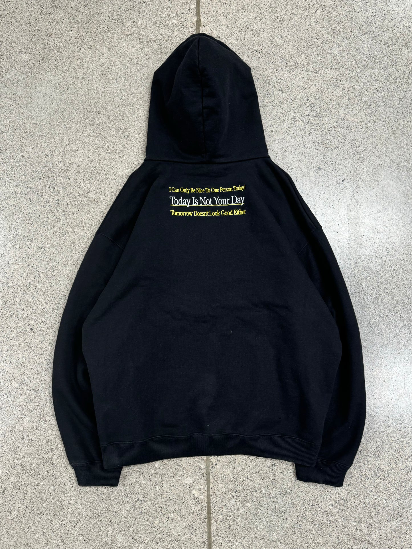 AW2019 Vetements ‘Hi I Don’t Care’ Hoodie