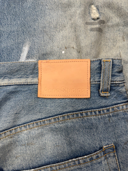 Acne Studios ‘Paint Splatter’ Super Baggy Denim