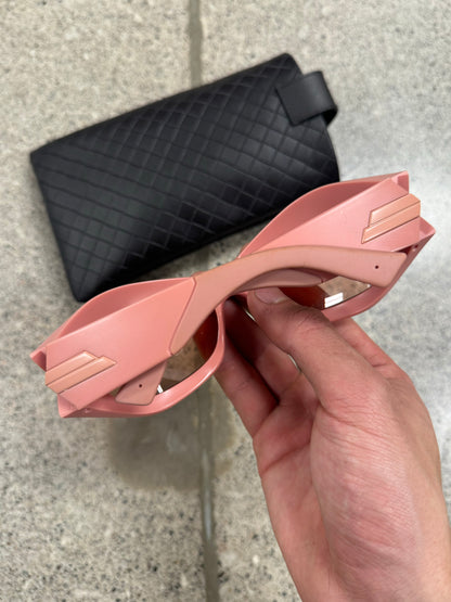 Bottega Veneta ‘Cyclone’ Pink Sunglasses