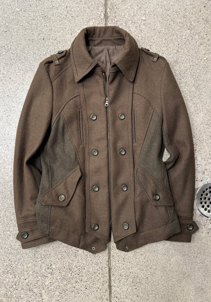PPFM ‘Napoleon’ Brown Wool Jacket