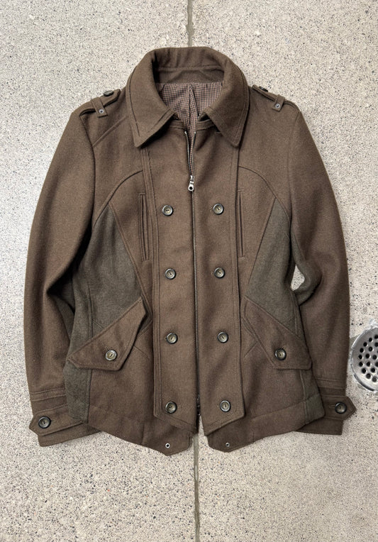 PPFM ‘Napoleon’ Brown Wool Jacket