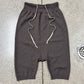 AW2016 Rick Owens ‘Mastadon’ Dust Brown Wool Knit Pod Shorts