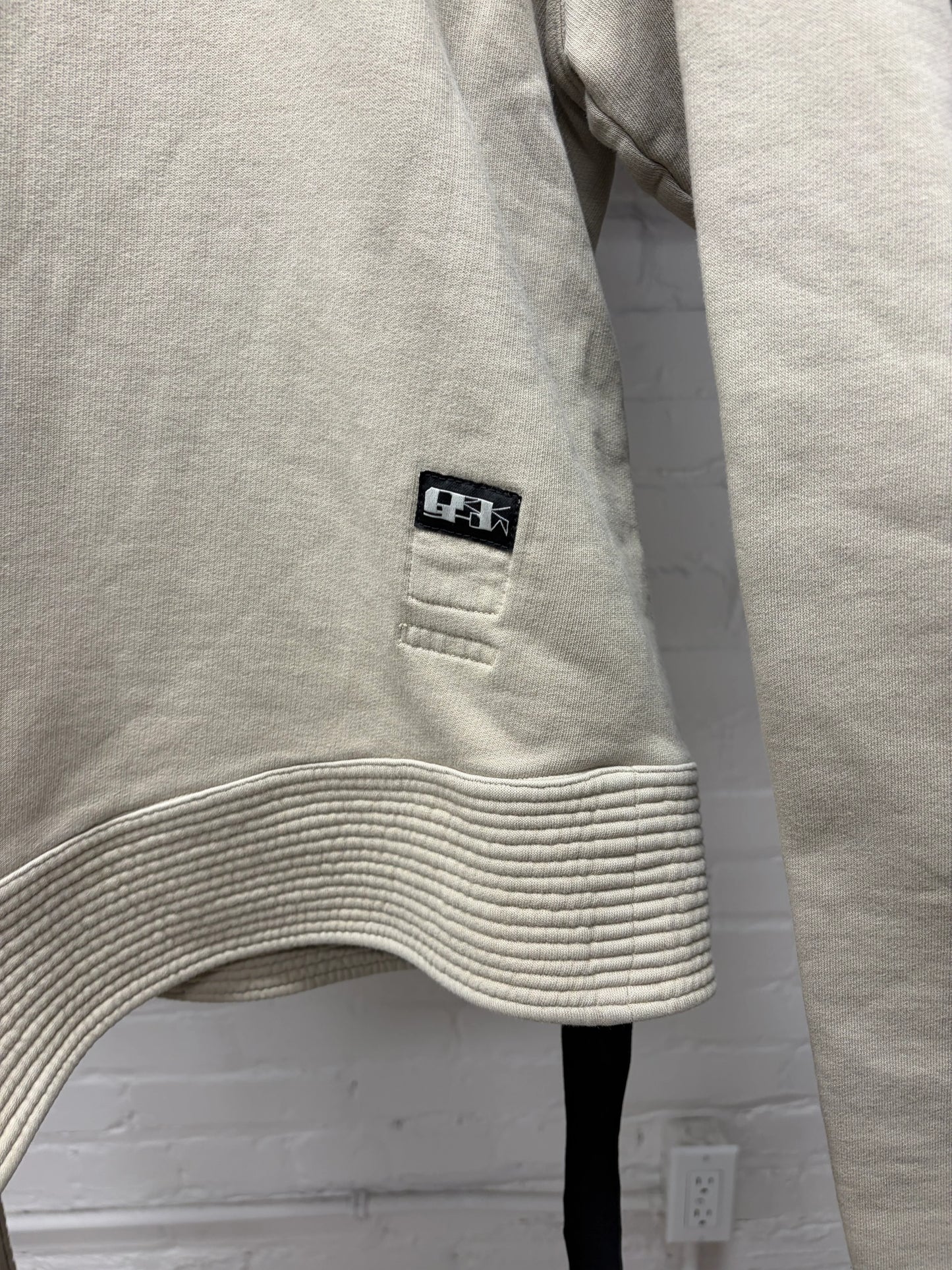 Rick Owens DRKSHDW ‘Creatch Strap’ Pearl Cotton Sweatshirt