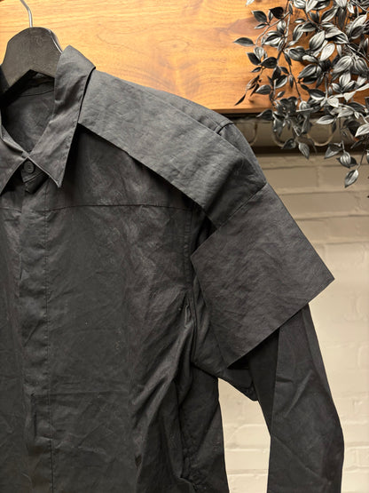 SS2017 Julius Layered Military Inspired Button Up Shirt