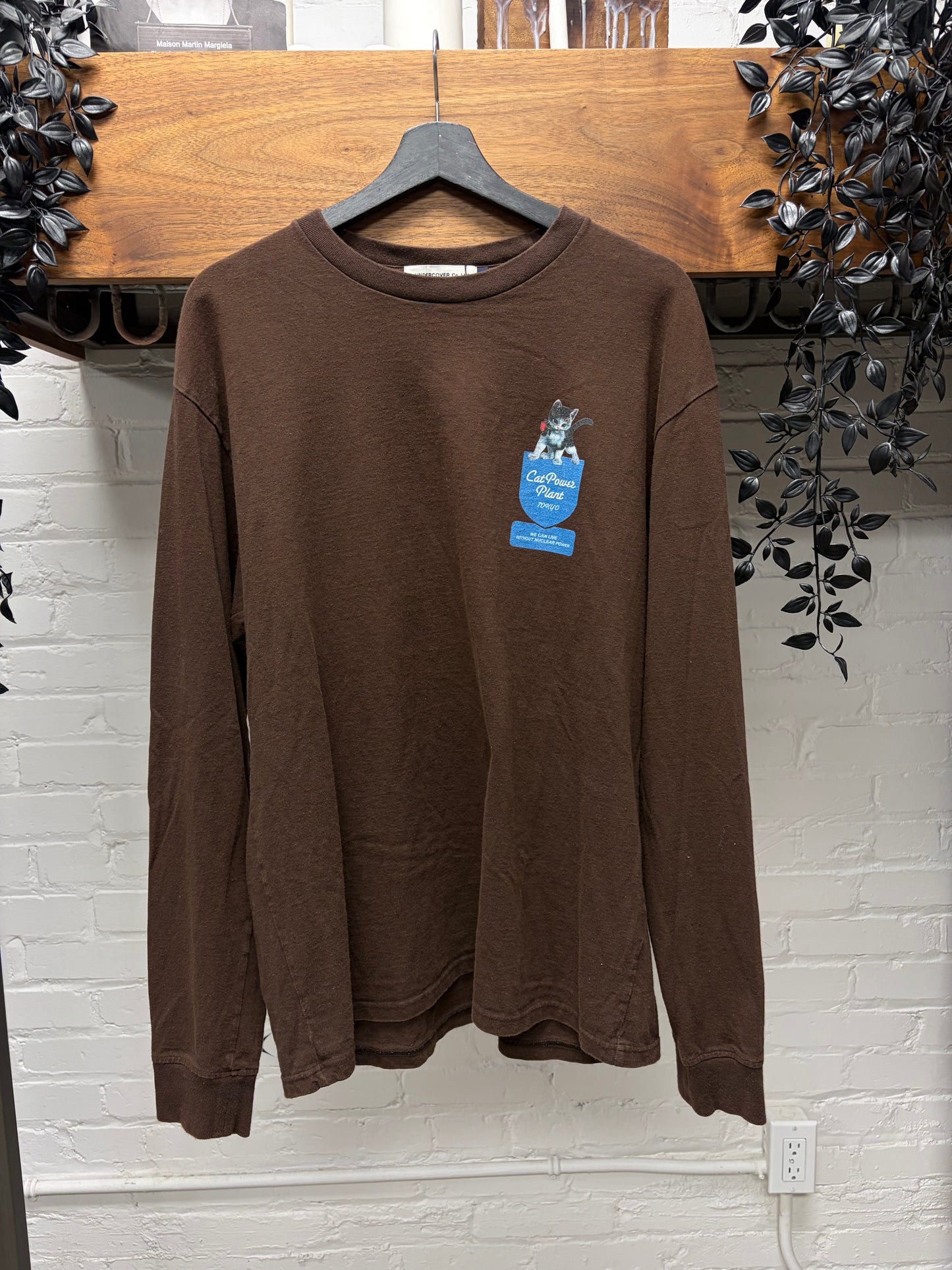 SS2019 Undercover ‘Cat Power Plant’ Long Sleeve Shirt