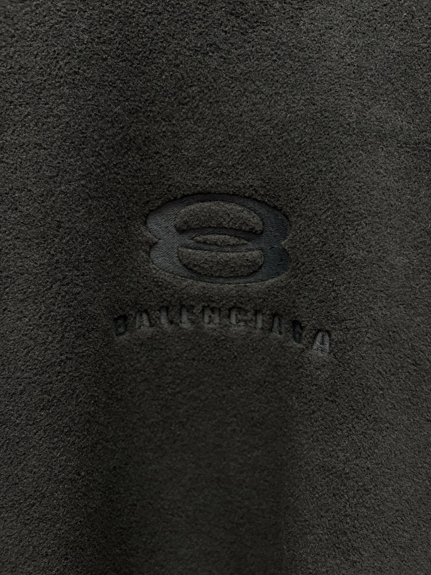AW2023 Balenciaga ‘Unity Sports Icon’ Logo Black Fleece Sweatshirt