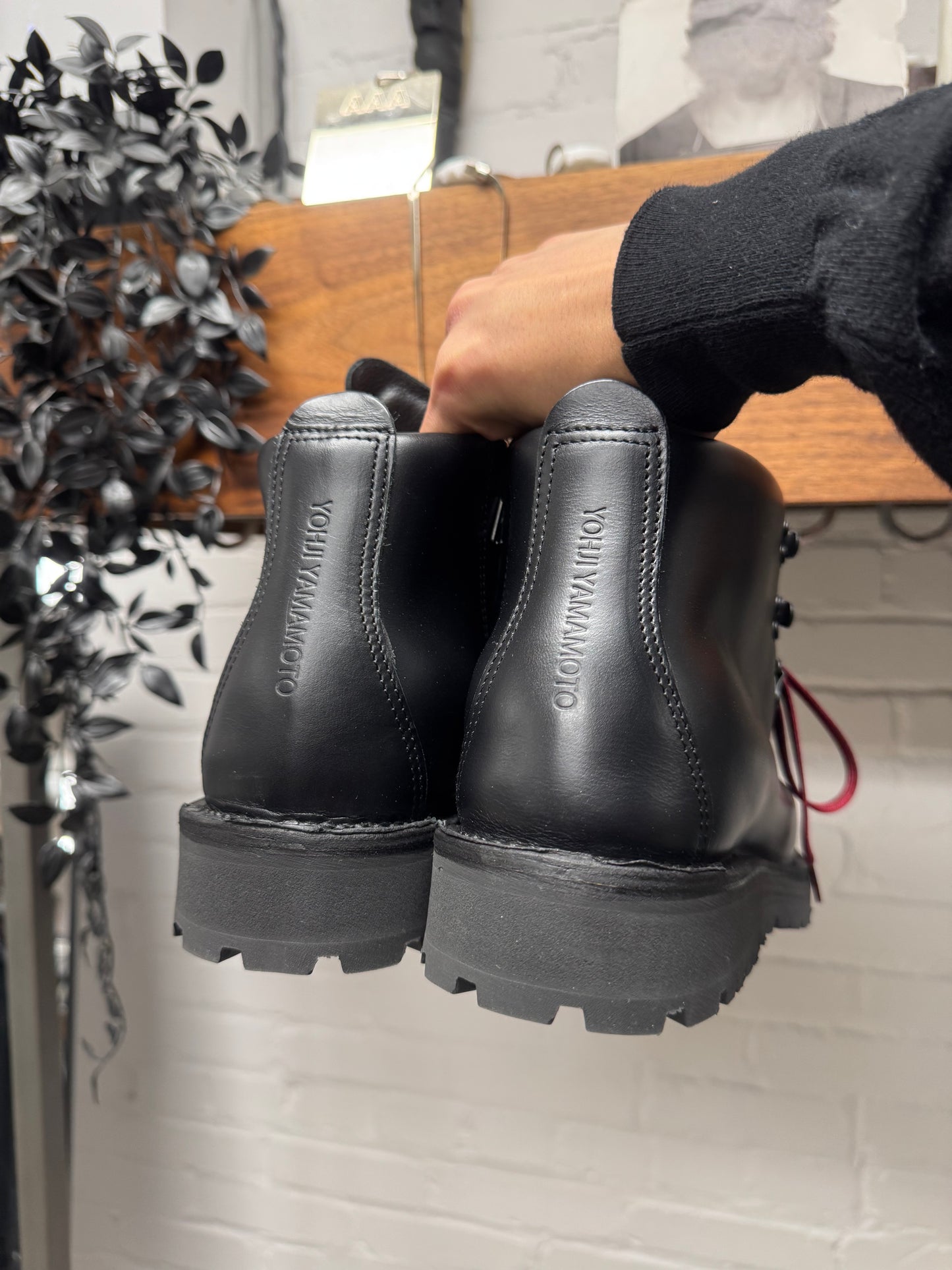 Yohji Yamamoto x Danner ‘Ground Y’ Classic Leather Hiking Boots