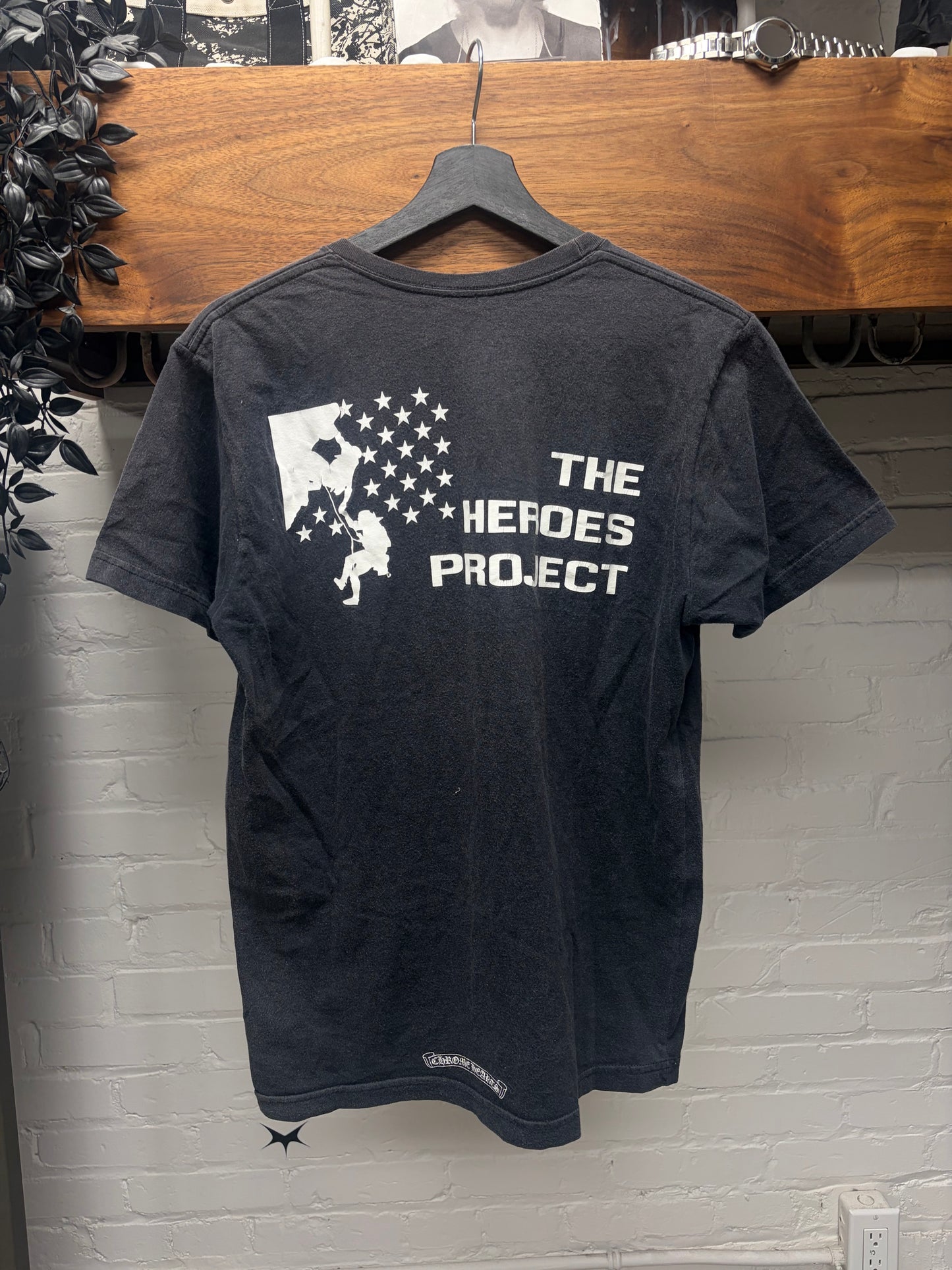 Chrome Hearts ‘The Heroes Project’ Black Graphic T-Shirt