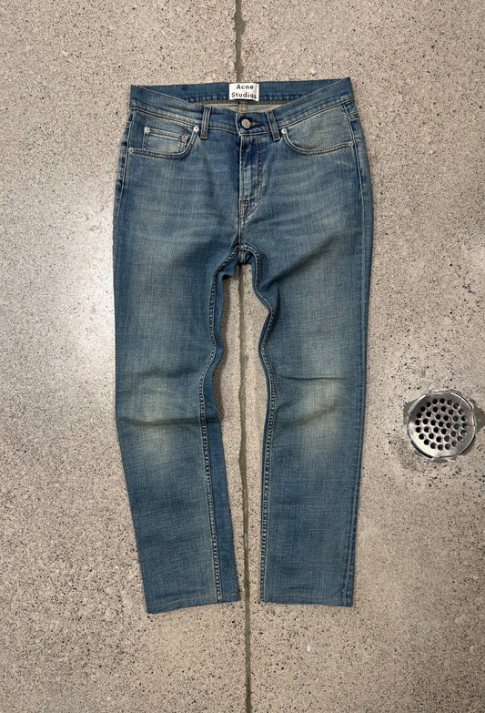 Acne Studios ‘Ace LT’ Dirt Wash Slim/Skinny Denim