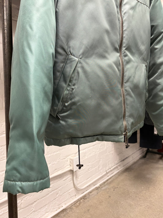 AW1997 Gucci by Tom Ford ‘Flat Padded’ Teal Blue Puffer Jacket