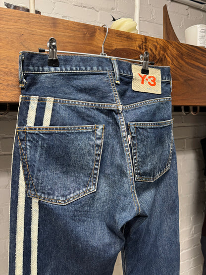 SS2004 Y-3 Yohji Yamamoto x Adidas ‘3-Stripe’ Blue 1/500 Selvedge Denim